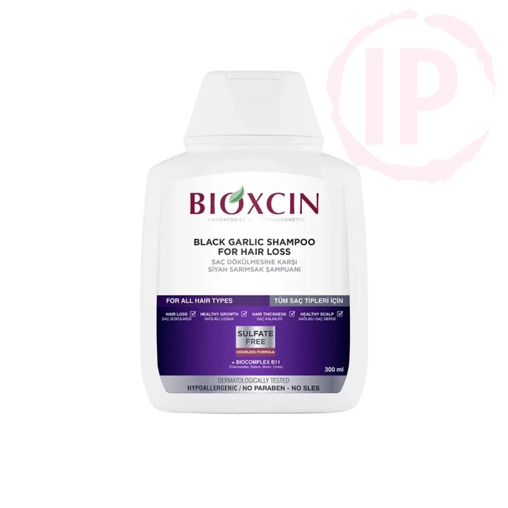 شامپو سیر سیاه بیوکسین Bioxcin ضدریزش مو 300 میل — تصویر ۴