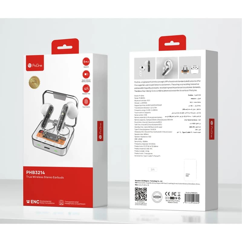 هندزفری بلوتوثی پرووان مدل PHB3214 — تصویر ۲