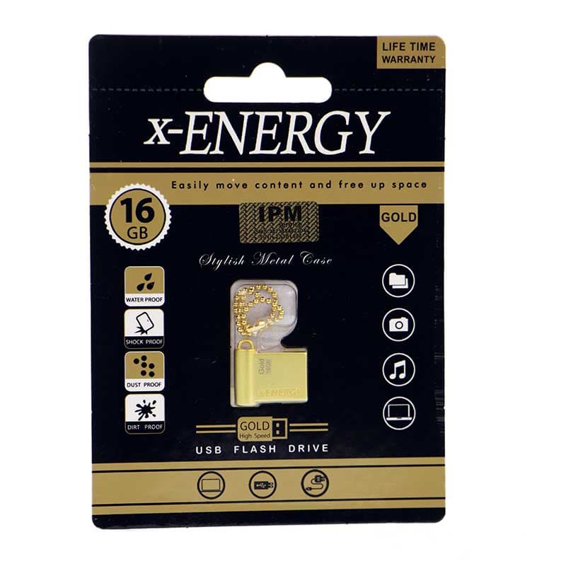 فلش 16 گیگ ایکس-انرژی X-Energy Gold — تصویر ۳