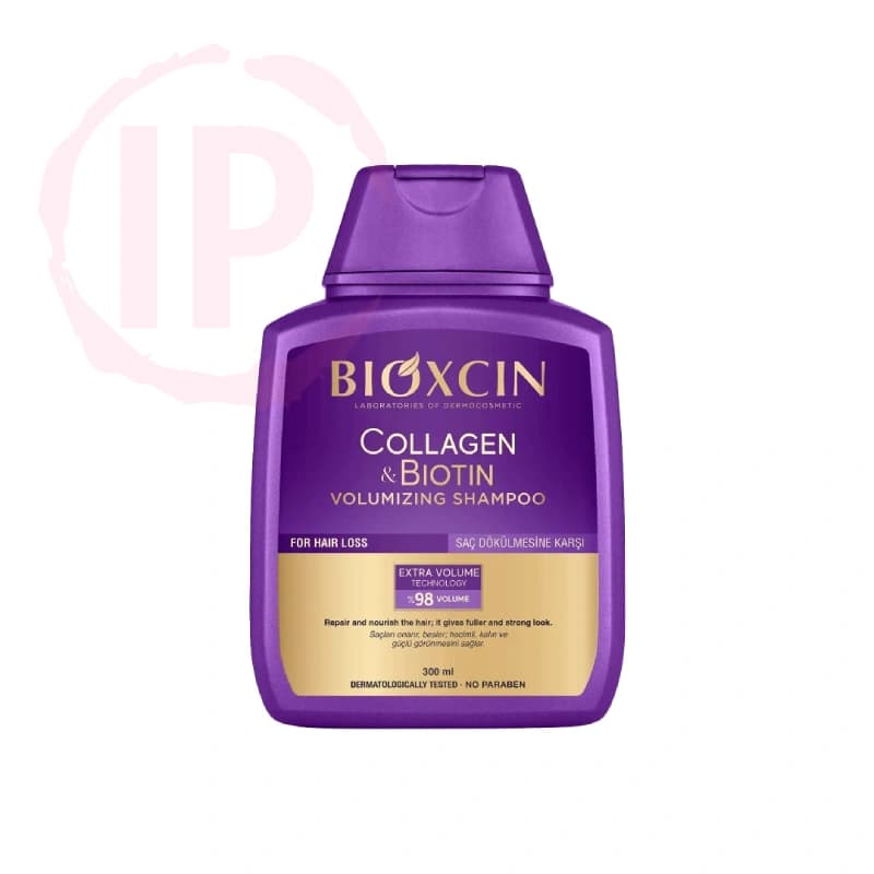 شامپو بیوکسین Bioxcin بنفش مدل کلاژن 300 میل — تصویر ۵
