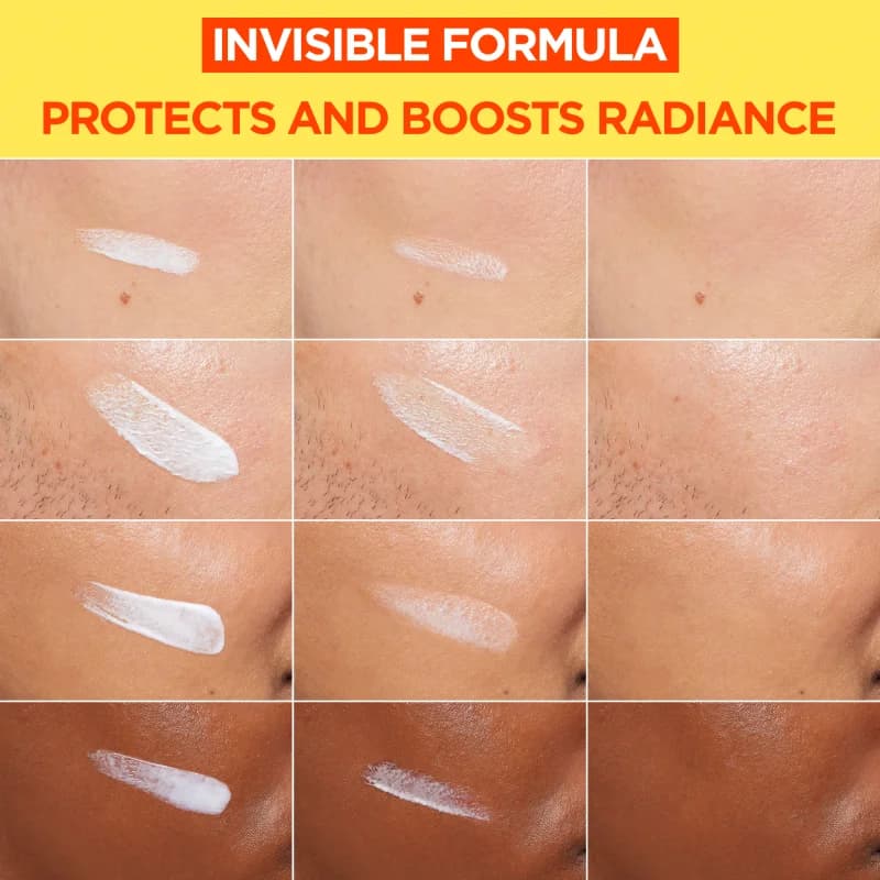ضد آفتاب بی رنگ فلوئیدی ویتامین c گارنیر با spf 50 — تصویر ۳