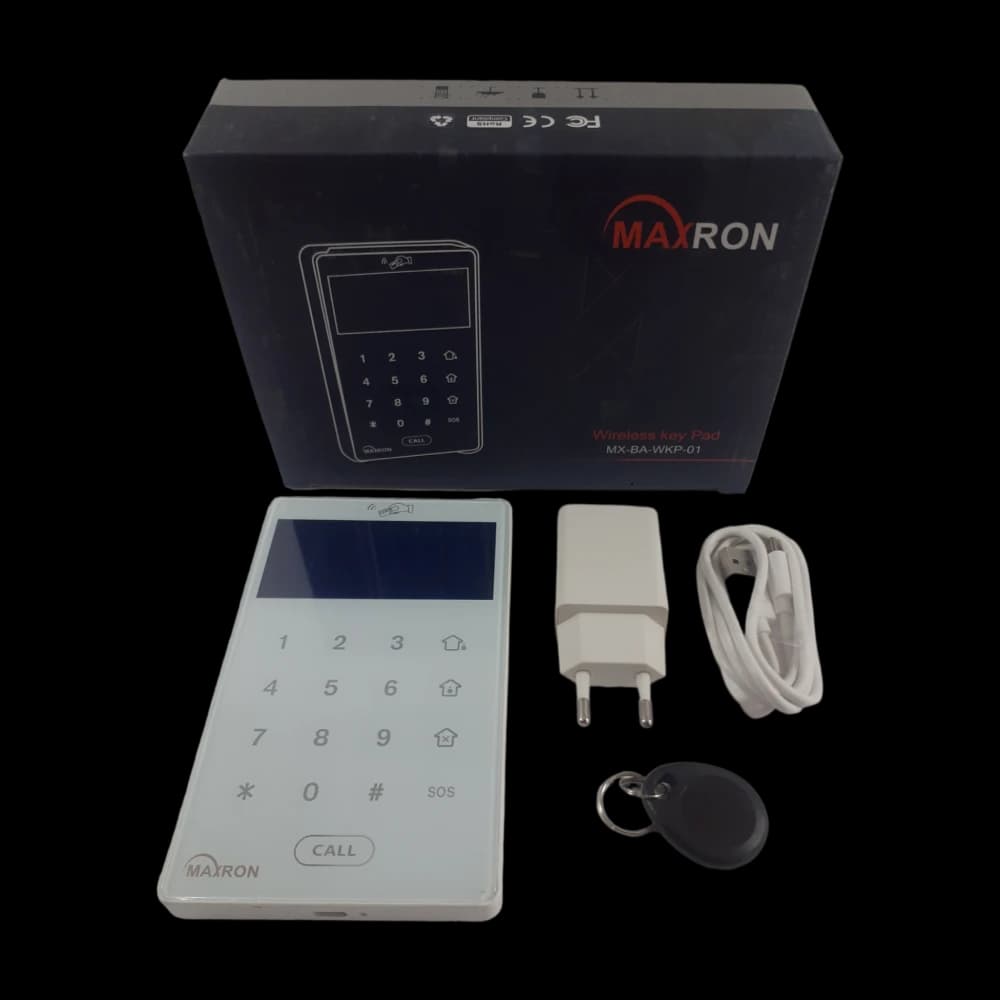 صفحه کلید بی سیم مكسرون مدل MX-BA-WKP-01 — تصویر ۲