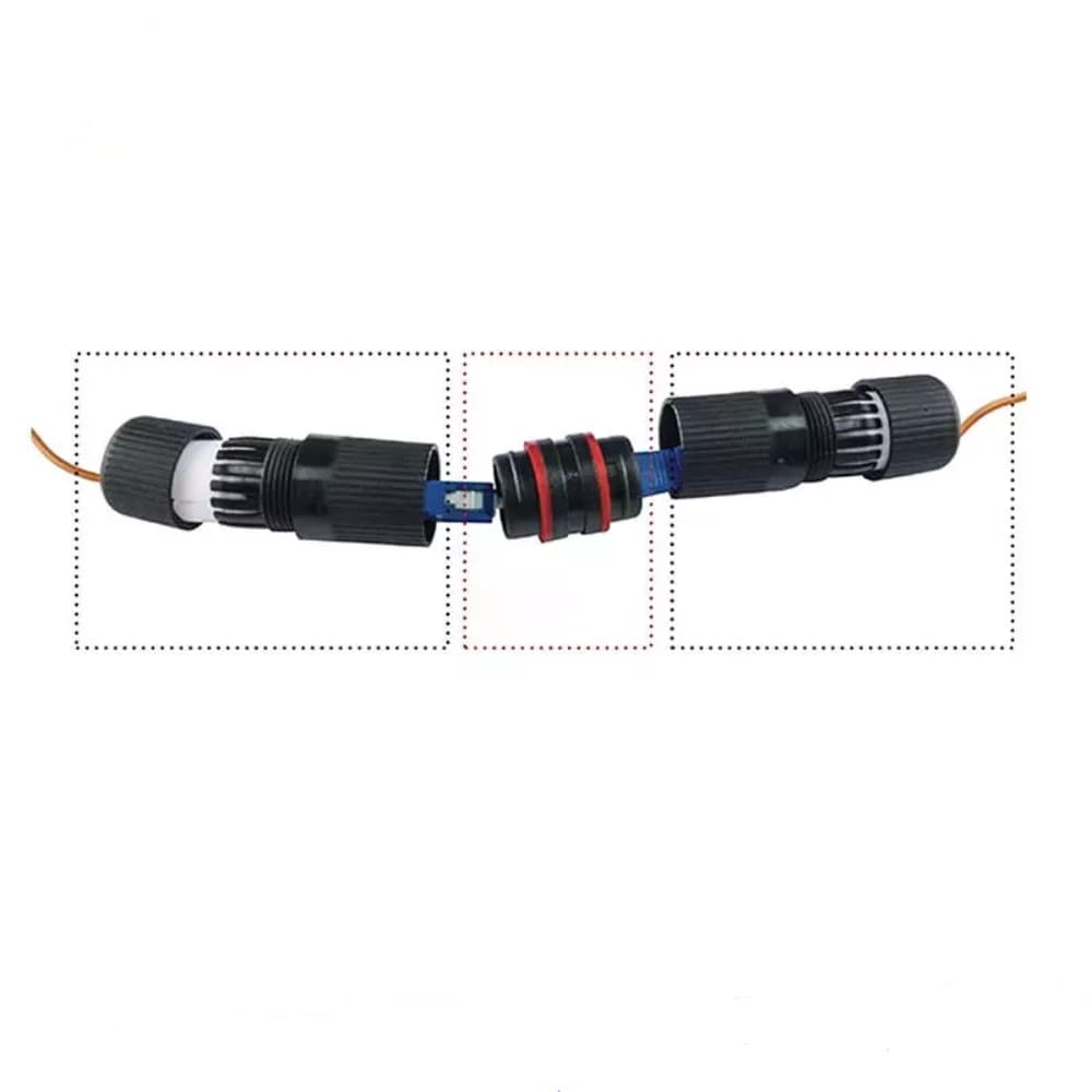 رابط افزایش طول ضد آب فیبر نوری مکسرون مدل MSW-1200SAC