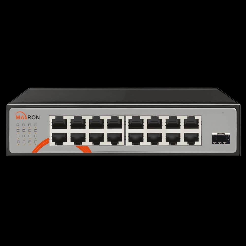 سوییچ شبکه 16 پورت Ethernet مکسرون مدل MSW-3116G — تصویر ۳