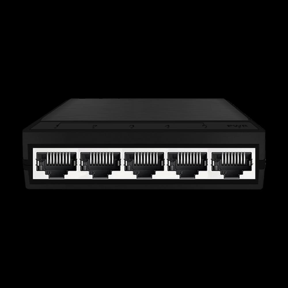 سوییچ شبکه 4 پورت Ethernet مکسرون مدل MSW-3004F-1FL-P