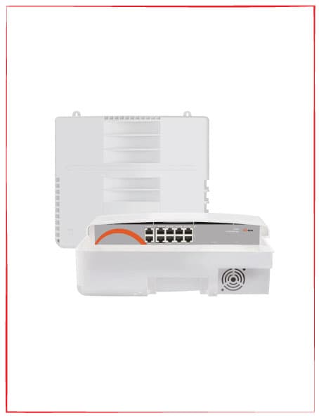 سوییچ شبکه 8 پورت POE مکسرون مدل MSW-3008FP-2FL-120I/OD — تصویر ۵