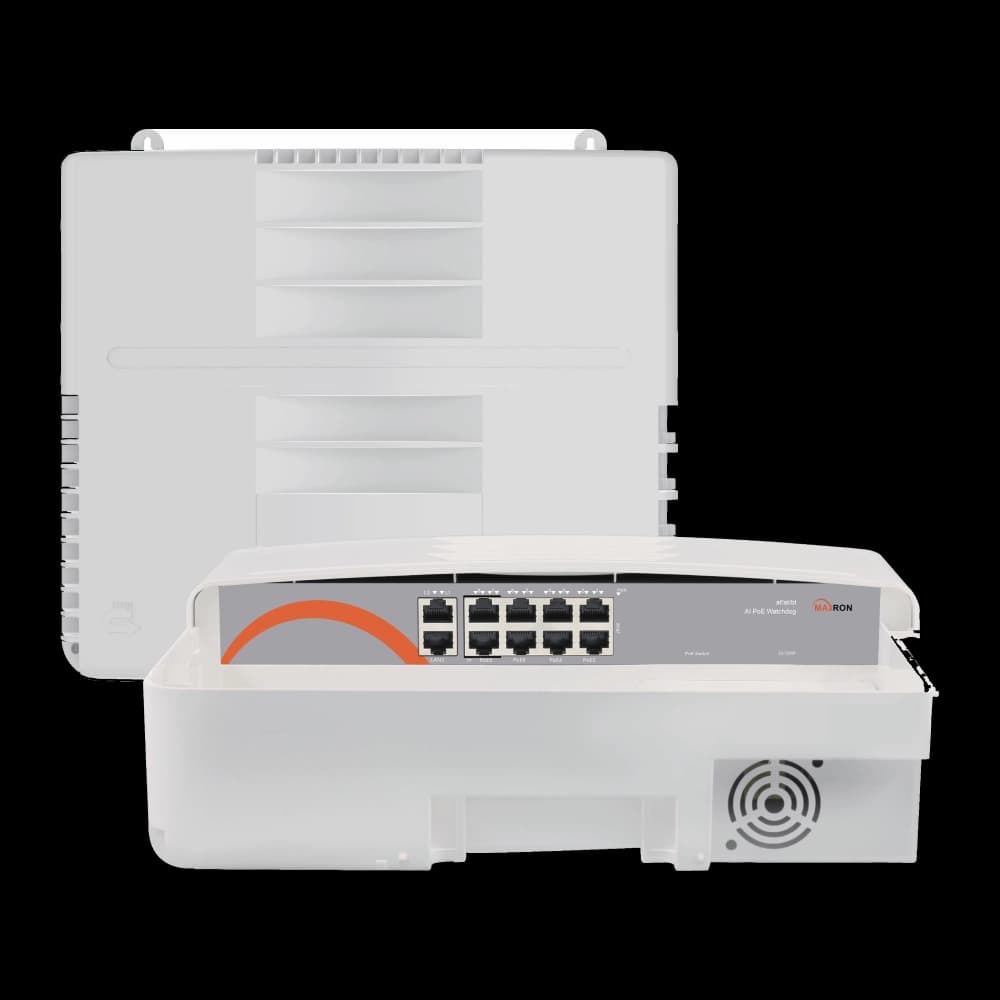 سوییچ شبکه 8 پورت POE مکسرون مدل MSW-3008FP-2FL-120I/OD — تصویر ۳