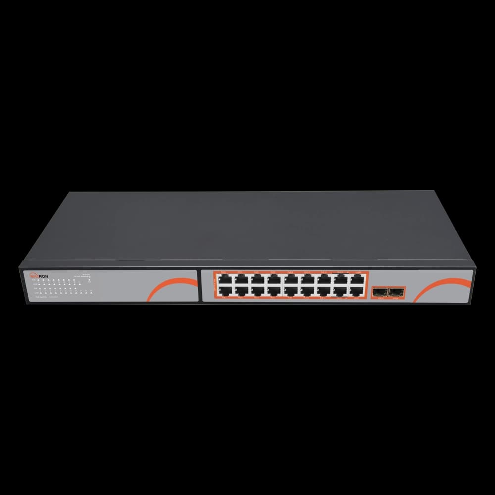 سوییچ شبکه 16 پورت POE مکسرون مدل MSW-3216GP-2GL-250I — تصویر ۴