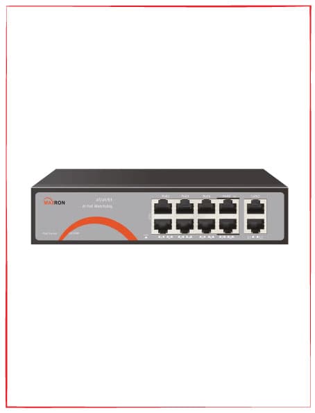 سوییچ شبکه 8 پورت POE مکسرون مدل MSW-3008GP-2GL-120I — تصویر ۶