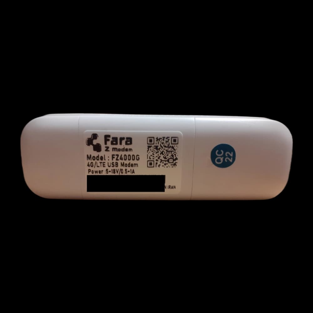 مودم سیمکارتی 4G فراگستر مدل FARA Z MODEM FZ4000G _مخصوص اتصال به دستگاه ذخیره ساز سری Z — تصویر ۱۲