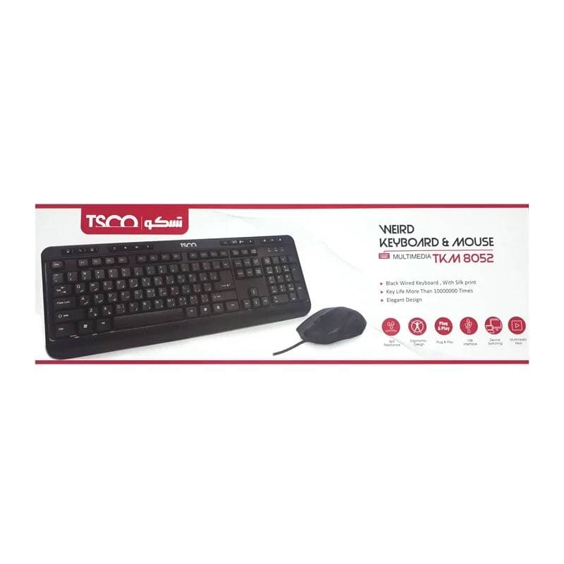 کیبورد ماوس تسکو مدل TKM 8052
