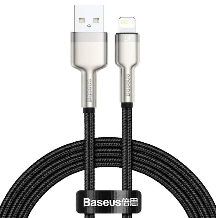 کابل تبدیل 25 سانتی Baseus BA-CALJK-01 USB to iPhone — تصویر ۳