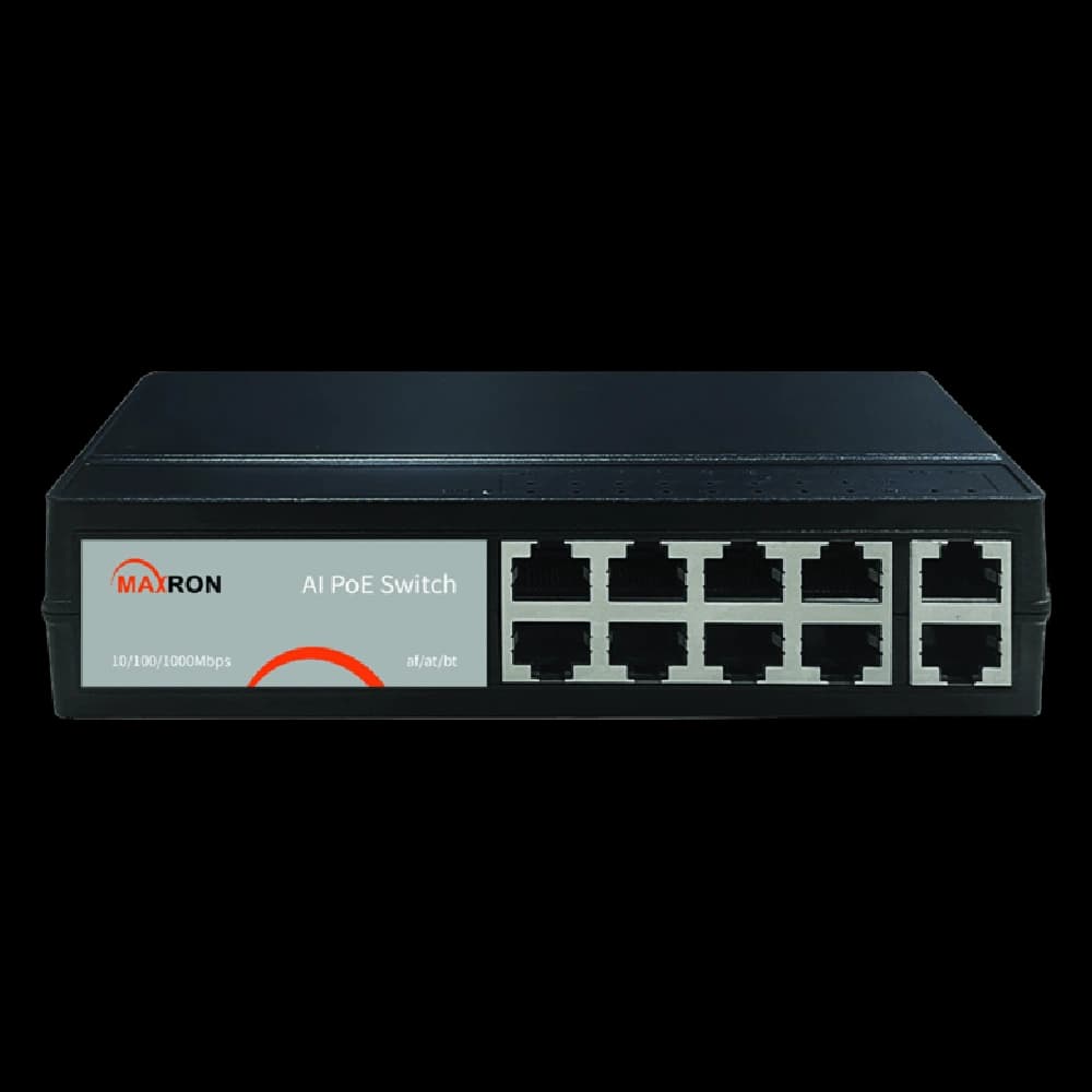 سوییچ شبکه 8 پورت POE مکسرون مدل MSW-3008FPA-2GL-120I-V2 — تصویر ۳