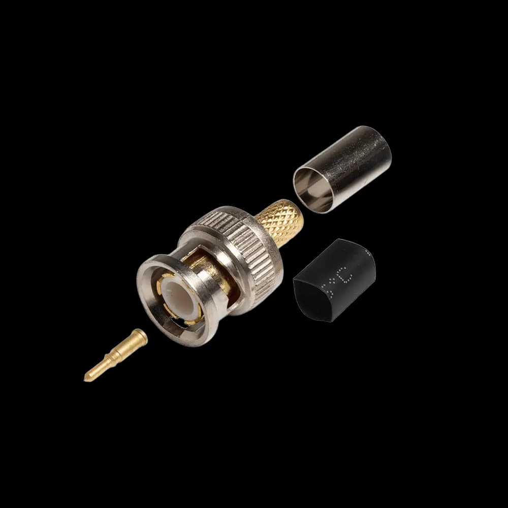 فیش BNC پرسی چهار تکه اوکپ مدل OA-310/G (بسته 50 عددی)