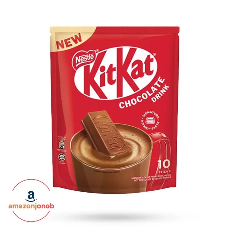 هات چاکلت کیت کت KitKat Chocolate Drink بسته 10 ساشه ای — تصویر ۲