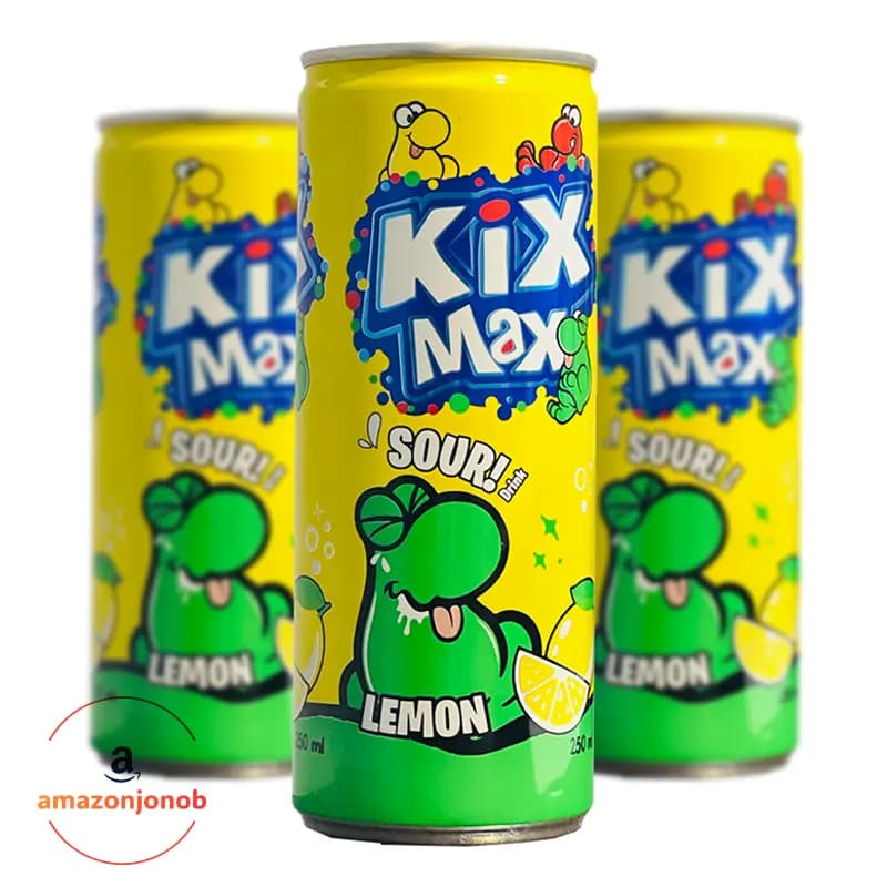 کیکس مکس لیمو ترش kix max حجم 250 میل