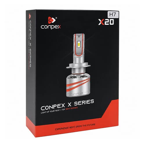 هدلایت کانپکس مدل X20 پایه H7 ( دو عددی با گارانتی) — تصویر ۹