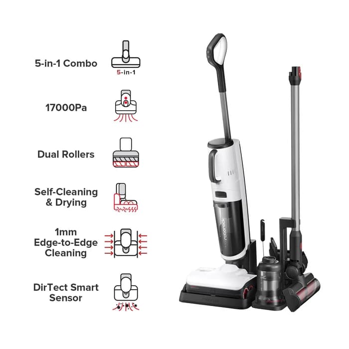 جارو شارژی آب و خاک روبوراک Dyad Pro Combo (A10 Ultra E) — تصویر ۶
