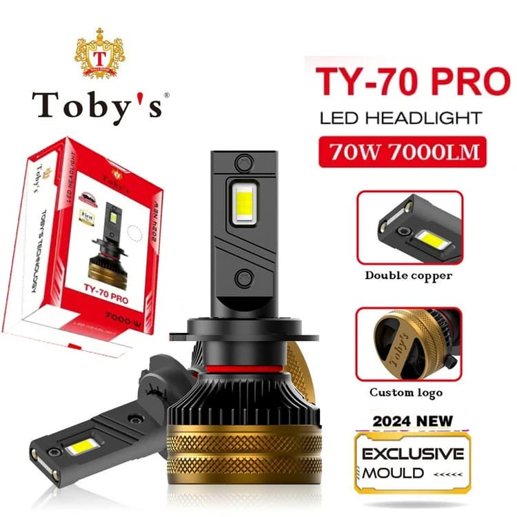 هدلایت توبیز TY-70 PRO پایه H7 (گارانتی تعویض)