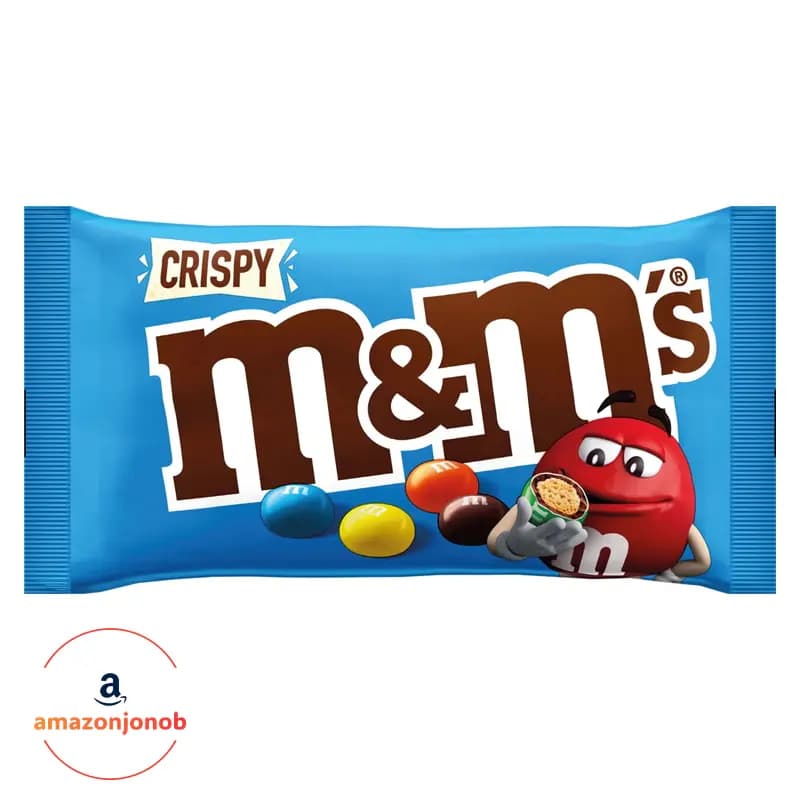 اسمارتیز شکلاتی ام اند ام M&M کرپسی وزن 40 گرم