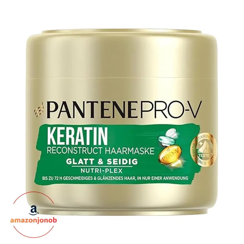 ماسک مو کراتین پنتن Pantene Pro-V احیاکننده موهای آسیب دیده و وز (سوییس)