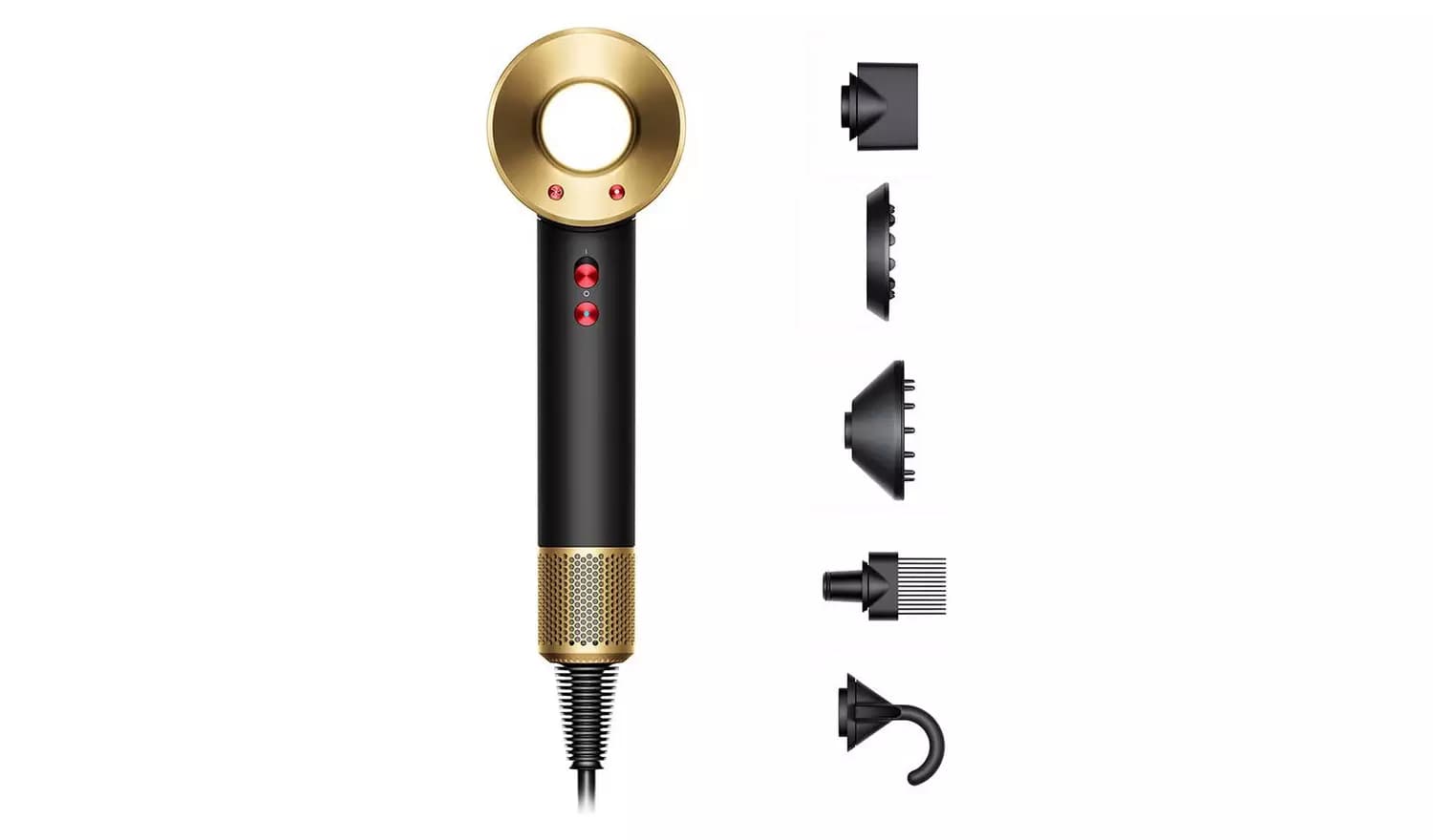 سشوار دایسون Onyx Black/Gold — تصویر ۸