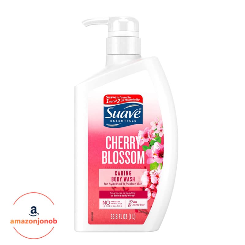 شامپو بدن سواو Suave Cherry Blossom حجم 1 لیتر (آمریکایی) — تصویر ۲