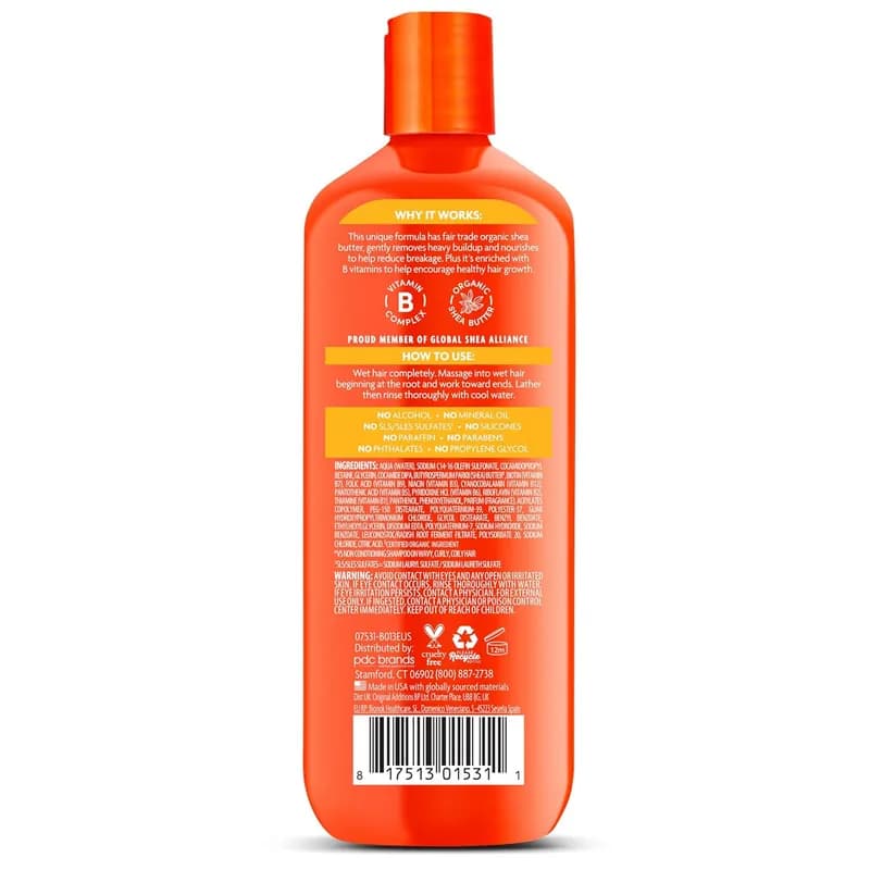 شامپو موی فر و مجعد کنتو حاوی شی باتر Cantu Shea Butter Shampoo — تصویر ۴