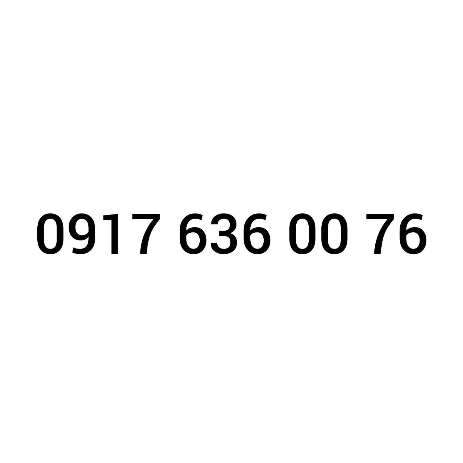 سیم کارت 0917.636.00.76