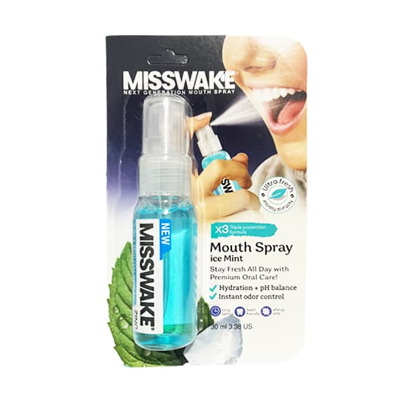 اسپری دهان میسویک MISSWAKE Ice Mint Zinc — تصویر ۳