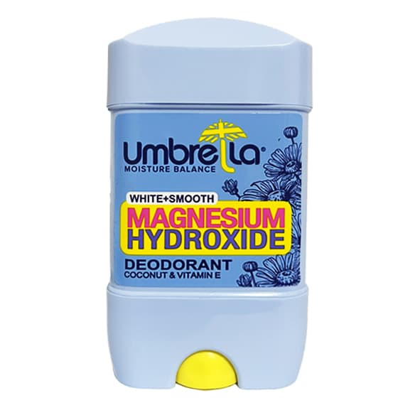 دئودورانت آمبرلا White+Smooth مدل Moisture Balance با منیزیم هیدروکساید | رایحه نارگیل 75 میل