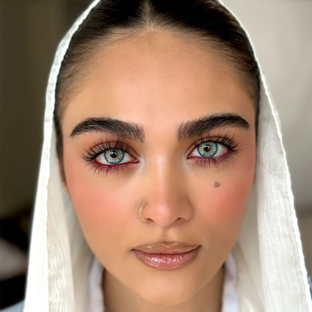 لنز رنگی نچرال بلو یونیک (UNIQUE NATURAL BLUE) — تصویر ۲