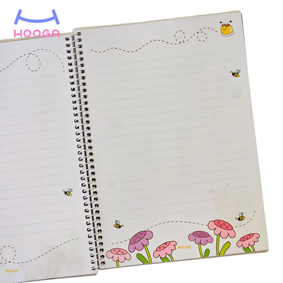 دفتر مشق 60 برگ مجلد و حاشیه دار طرح زنبور — تصویر ۲