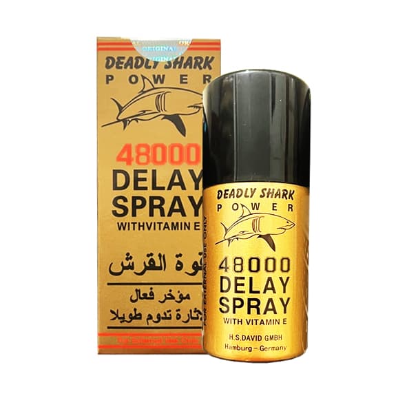 اسپری تاخیری ایروس شارک پاور طلایی 48000 | تقویت نعوظ و افزایش زمان رابطه — تصویر ۴