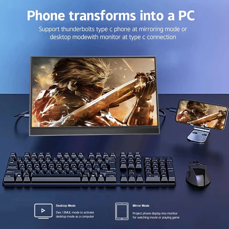 مانیتور لمسی قابل حمل مدل 16FHD-TouchScreen-P سایز 16 اینچ — تصویر ۱۲