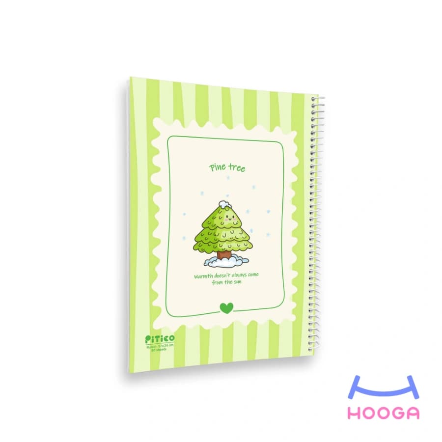 دفتر مشق 80 برگ طرح کاج