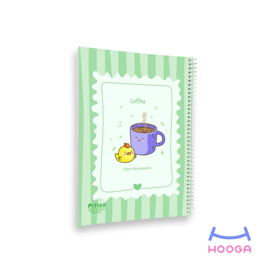دفتر مشق 80 برگ طرح قهوه