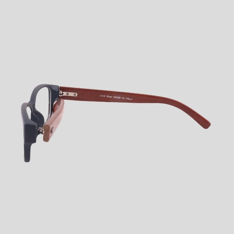 فریم عینک طبی لاو ور مدل J0094-WOODEN — تصویر ۳