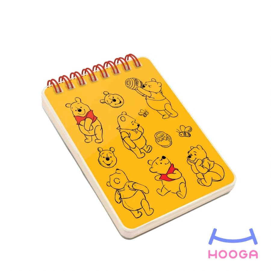 دفترچه یادداشت جلد شیشه‌ای طرح پوه — تصویر ۳
