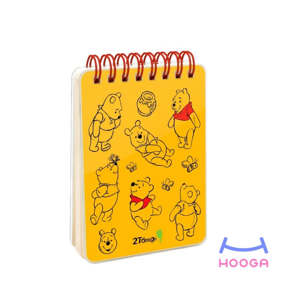 دفترچه یادداشت جلد شیشه‌ای طرح پوه — تصویر ۲