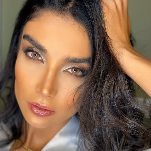 لنز طبی رنگی امبر شیخ (Sheikh Beauty amber) — تصویر ۳