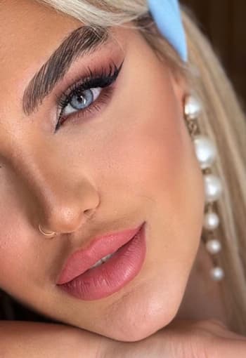 لنز طبی رنگی رینگ بلو شیخ (Sheikh Beauty ring blue)