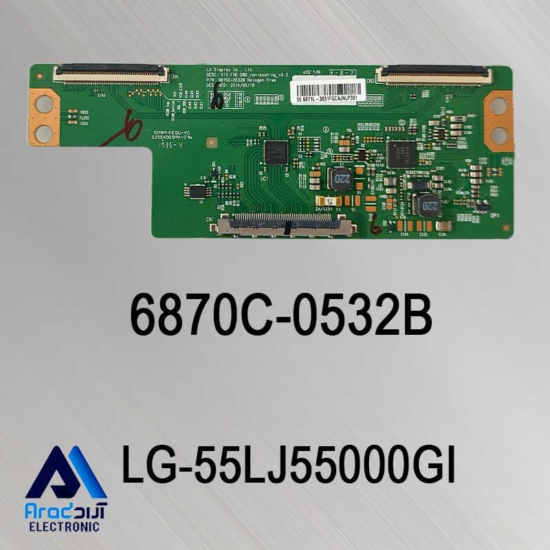 برد تیکان تلویزیون ال جی 55LJ55000 — تصویر ۲
