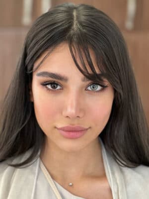 لنز طبی رنگی رینگ الیو شیخ (Sheikh Beauty Ring Olive) — تصویر ۲