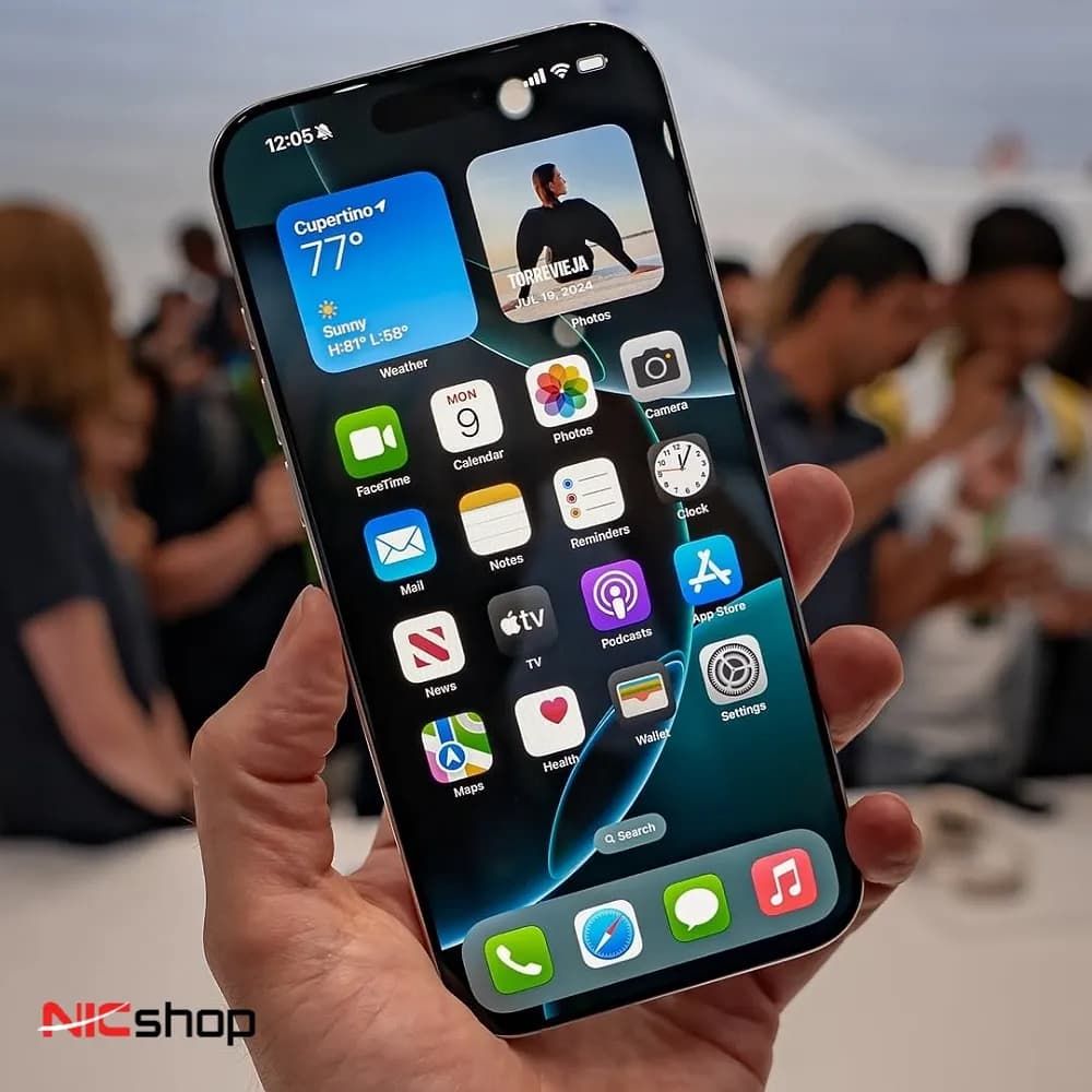 گوشی طرح آیفون مدل اپل 16 پرومکس iphone 16 pro max با بالاترین کیفیت کلاس A شرکت KS ویتنام دو سیم کارت رم 10 واقعی ظرفیت 128 گیگابایت — تصویر ۸