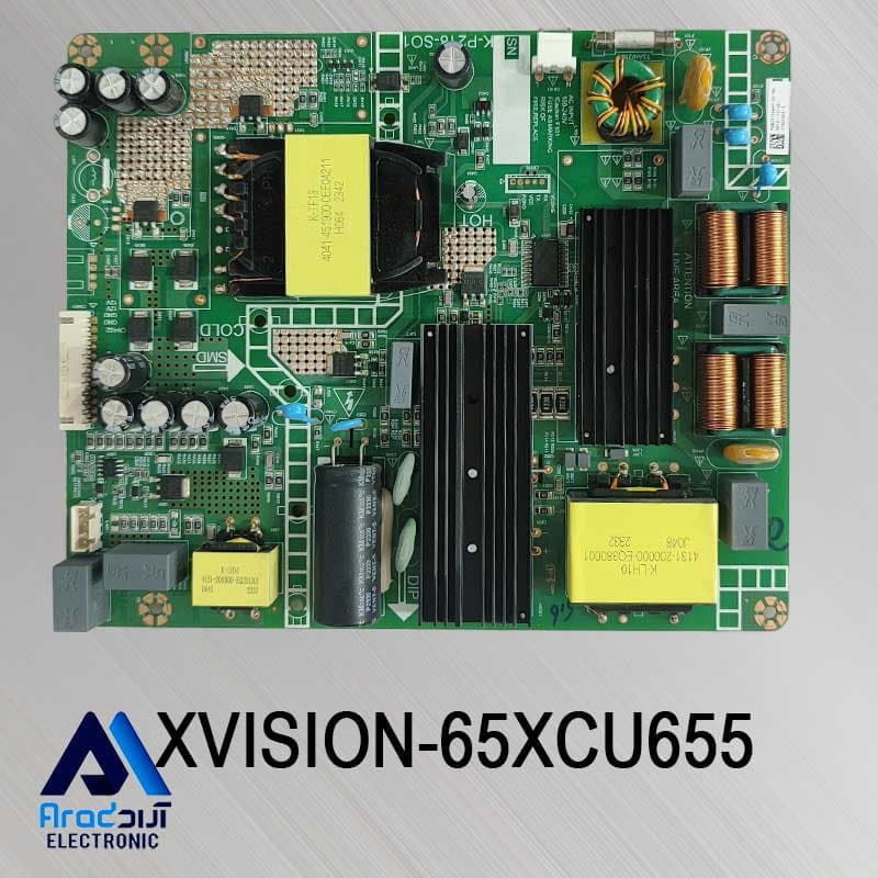 برد تغذیه تلویزیون ایکس ویژن 665XCU655