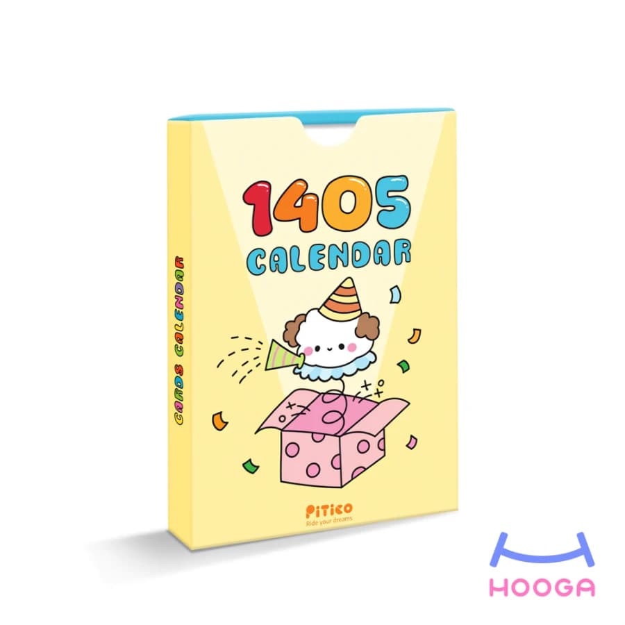 تقویم کارتی 1405 طرح پاپی