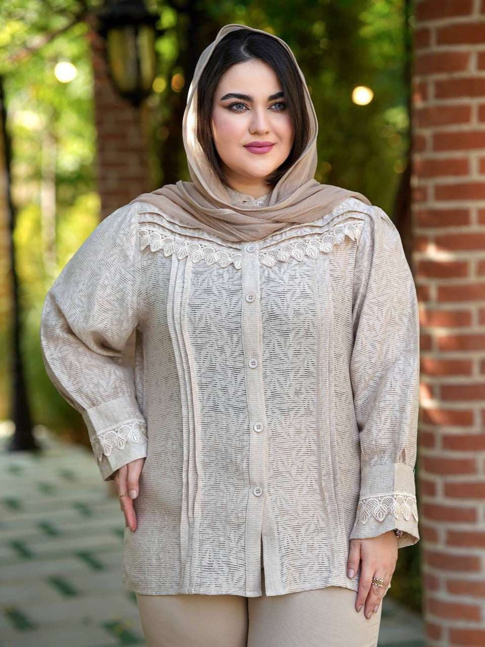 شومیز کسمه قواره بزرگ — تصویر ۹