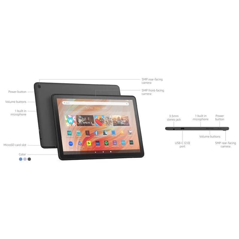تبلت و کتاب خوان آمازون مدل FireHD 10 13th Gen — تصویر ۱۲