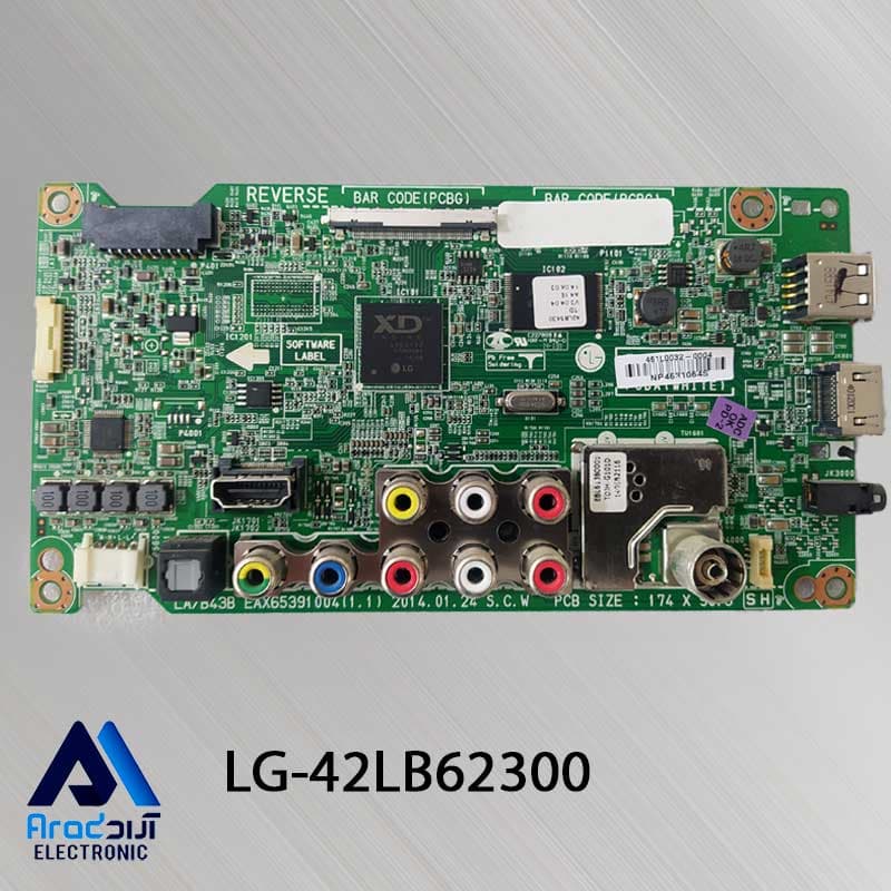 مین برد تلویزیون ال جی 42LB62300 — تصویر ۲